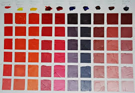 colour value the dominant colour in this chart is cadmium