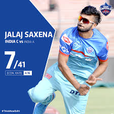 Saxena has batted at various positions but usually opens the batting. Delhi Capitals Jalaj Saxena Produced A Mind Boggling Facebook