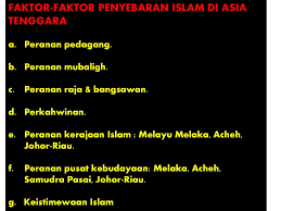 Faktor penyebaran islam di asia tenggara. Bab 7 Islam Di Asia Tenggara Ppt Download