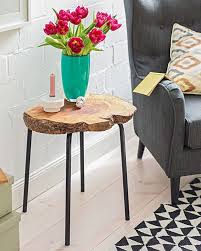 Beistelltisch Aus Baumscheibe Baumscheiben Tisch Holzscheibe Tisch Diy Holztisch