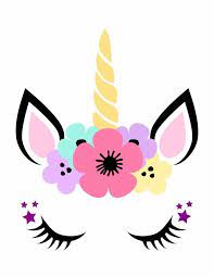 Yksisarviset In 2020 Unicorn Crafts Unicorn Face Unicorn Drawing