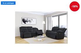 Profitez de 50% de réduction sur le canapé d'angle convertible 4 places. Canape D Angle Relaxation Manuel 7 Places Palace Canape Conforama