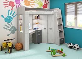 Amazon De Hochbett Etagenbett Mit Treppe Rechts Oder Links Alles In Einem Mobel Set Fur Modern Kids Bedroom Bedroom Setup Small Bedroom Designs