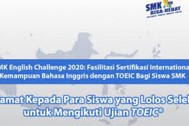 Contoh soal viera smk 2021. Hampir 200 Ribu Siswa Smk Memperebutkan Kuota Ujian Toeic