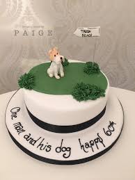 Perfect Birthday Cake For A Man And His Dog Birthday Cakes For Men Cake Cakes For Men