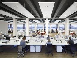Acoustic Ceiling Tiles Ecophon Master Matrix Ecophon Master Line By Saint Gobain Ecophon Office Ceiling Design Corporate Interior Design Open Office Design