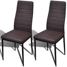 Find the best reclining dining chairs for your home in 2021 with the carefully curated selection available to shop at houzz. Dining Table Chairs Set Of 2 Leather Metal Kitchen Recliner Armchair Sling Brown Sales Home Garden Di Dining Chairs Dining Table Chairs Leather Dining Chairs