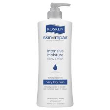 Specially formulated to all skin types including dry and sensitive skin, rosken skin repair dry skin wash mosturises your skin while gently cleansing face and body. Buy Rosken Skin Repair Intensive Moisture Body Lotion 400ml Online At Chemist Warehouse