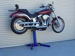 Harley Davidson Lift Jack Motorcycle Lift Jack Big Blue Motorcycle Lift