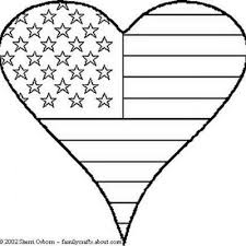 Free printable us flag coloring pages. Patriotic Heart Coloring Sheet Patriotic Coloring Pages Tip Junkie