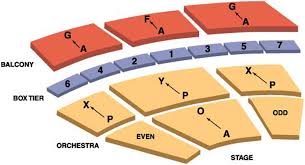 Detroit Opera House Seating Chart New San Diego Civic Center