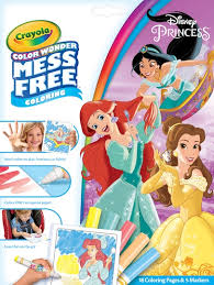 Any child will enjoy this set filled with kids favorite characters from the various disney princess movies. 18 Pack Crayola Color Wonder Mess Free C Disney Princess Coloring Pad Markers Michaels
