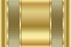 Follow the vibe and change your wallpaper every day! Metallic Gold Panels With Screws On Perforated Texture 1640043 Vector Art At Vecteezy