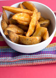 Seasoned Baked Potato Wedges Recipe Potato Wedges Baked Recipes Cooking Recipes