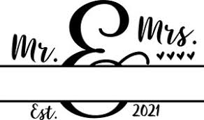 Download Mr And Mrs Monogram Svg Free Wedding Svg Cut Files