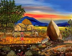 Bahay Kubo By Anna Baker Philippine Art Bahay Kubo Filipino Art