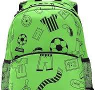 Mini mochila para niños y niñas, bolsas para niños pequeños, patrón de  fútbol verde, jardín de infantes, preescolar, correa pequeña para el pecho  de 3 ...