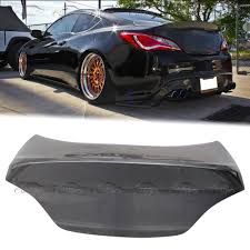 Year 2014 make hyundai model genesis description: Buy Carbon Fiber Rear Trunk Lid Boot Luggage Cover Replacement For Hyundai Genesis Coupe 2009 2011 Body Kit Cicig