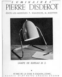 Michel Mortier M3 Pierre Disderot France C 1951 Lamp Architecture Decor
