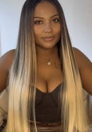 Ombre Hair Loiro Em Cabelo Preto