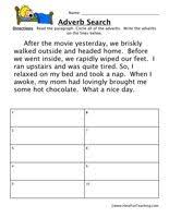 Adverbs Worksheets Have Fun Teaching Adverbs Worksheet Adverbs Lesson Adverbs