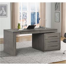 The work table's oversized shape is balanced by the design of its elegant lines. Pur480 Parker House Furniture Pure Modern Executive Desk
