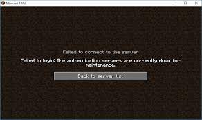 From what i can tell this means that the server can't verify my user id with mojang's servers for some reason. Failed To Login The Authentication Servers Are Currently Down For Maintenance Java Edition Support Support Minecraft Forum Minecraft Forum