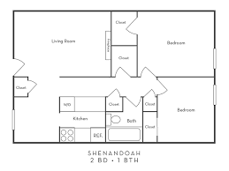 Some cabins are available for viewing/purchase on all three of our lots. 2 Bedroom Apartment Priced At 1359 830 Sq Ft The Shenandoah