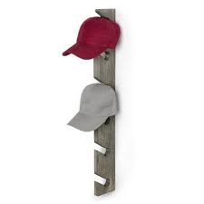 Gracie Oaks Lunar Solid Wood 6 Hook Wall Mounted Coat Rack In 2021 Baseball Cap Rack Cap Rack Wall Mounted Coat Rack