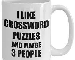 Crossword Puzzles Mug Lover I Like Funny Gift Idea For Hobby Etsy Funny Coffee Mugs Mugs Mom Coffee