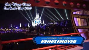 2019 Walt Disney World People Mover On New Years Day At 1 Am On Ride Hd Disney World Walt Disney World Thrill Ride