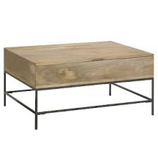 Industrial Storage Coffee Table Raw Mango Coffee Table With Storage Furniture Rustic Coffee Tables