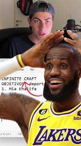 Encuentra a LeBron James en Infinite Craft