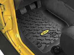 Bestop 51513 01 Front Pair Of Floor Mats For Wrangler Unlimted For 14 16 Wrangler Accessories Wrangler Jeep Wrangler Accessories