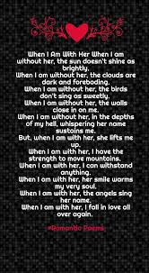 Rhyming Love Poems For Her Love Poem For Her Love Poems Romantic Quotes For Her