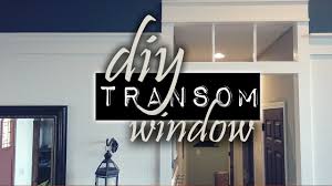 Stained glass transom windows are a great way to keep your home well insulated. Diy Transom Window Craftsman Style Farmhouse Style Youtube