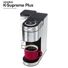 Press power button if coffee maker is currently powered off, i.e., no lights are lit. Keurig K Supreme Plus Single Serve K Cup Pod Coffee Maker Multistream Technology Stainless Steel Walmart Com Walmart Com