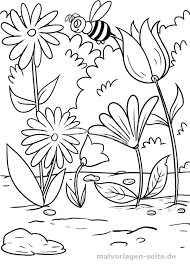 Blumenwiese Malvorlage Google Suche Malvorlagen Blumen Blumen Ausmalbilder Blumen Ausmalen