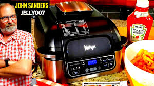 Ninja Foodi Pro Grill Air Fry French Fries 2lbs Air Fryer Fried Ore Ida Golden Crinkles Youtube