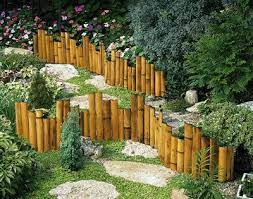 Flexible Bamboo Garden Border From Collections Etc Bamboo Landscape Bamboo Garden Bamboo Garden Fences