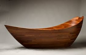 wooden bathtubs for modern interior