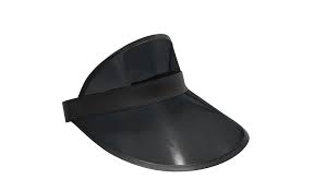 Black On Black Tennis Beach Colored Plastic Clear Sun Bingo Etsy Visor Hats Crazy Outfits Brown Hats