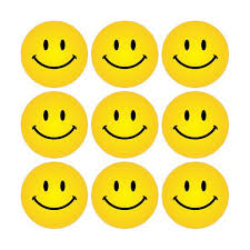 Yellow Smiley Faces Stickers School Stickers