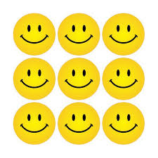 yellow smiley faces stickers school stickers