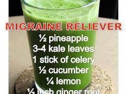 Migraine Reliever Healthy Juices Healthy Drinks Migraines Remedies
