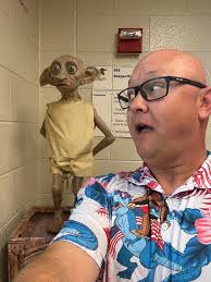 Harry Potter fans… I met Dobby today at Camp Ground Elem in Laurel County.