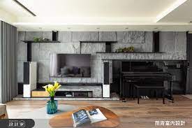 黑鐵書房x 石皮電視牆 許你一間男人味十足的現代風 設計家searchome home decor home decor