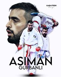Asiman Gurbanli: a champion heavyweight karate fighter from Azerbaijan,  renowned for his exceptional skills and accolades as a World and European  medalist. He embodies dedication, discipline, and an unyielding spirit