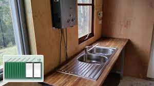 shipping container house  new kitchen