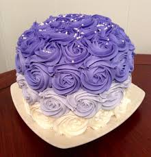 Rose Birthday Cake For Mother In Law Tried Out The Rose Technique For Frosting My Mother In Laws 60th Birthday Cake Quite Easy Ps There Is Red Velvet C Cake Decorating Cake 60th Birthday Cakes